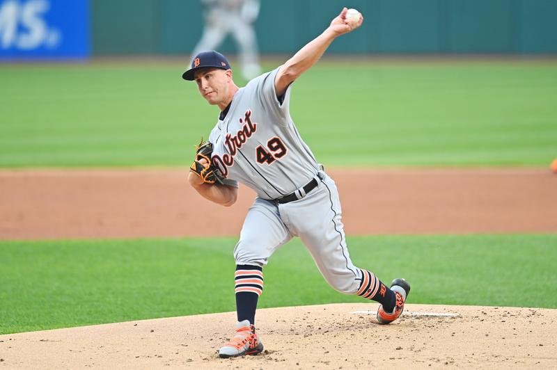 Zach Plesac, Indians shut down visiting Tigers