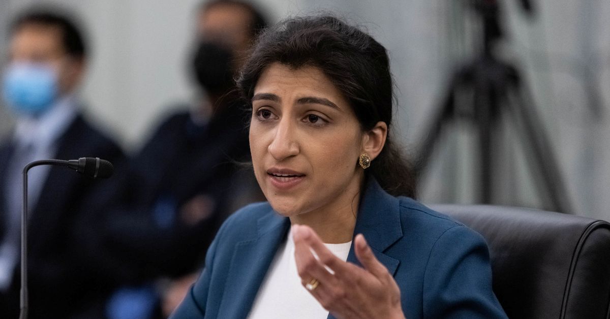 U.S. lawmakers vote to send Lina Khan nomination to full Senate