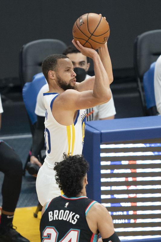 Steph Curry takes scoring crown, leads Warriors past Grizzlies