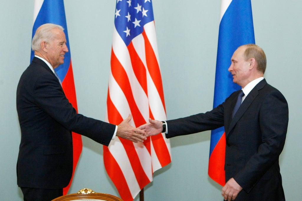 Biden’s meeting with Putin is not a ‘reward’, says White House as summit confirmed for Geneva on 16 June