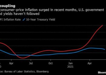 Summers Surprised by Bond Yields Falling Even as Inflation Jumps