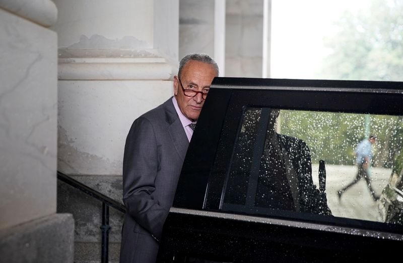 Schumer says he hopes U.S. Senate can vote on bipartisan infrastructure plan by week’s end