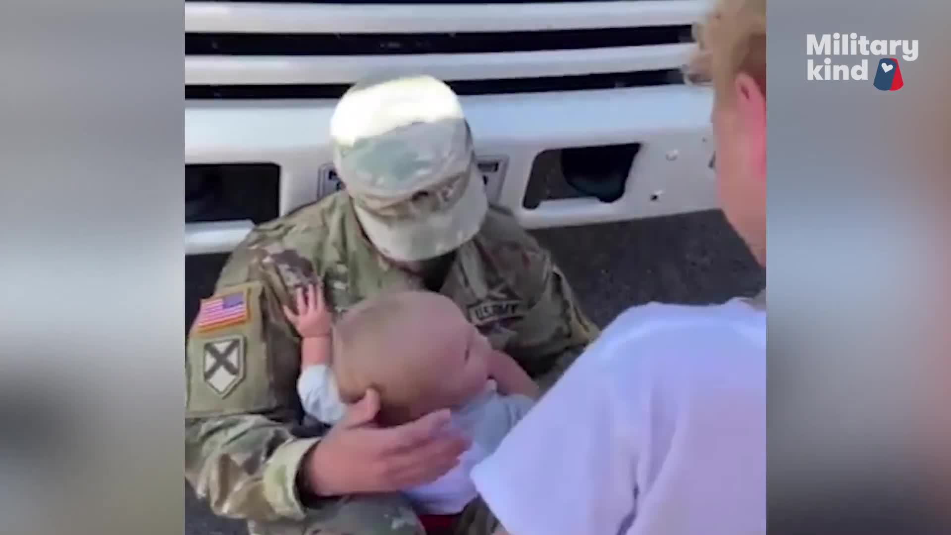 Members of the military come home to tears, tight hugs, and surprised screams