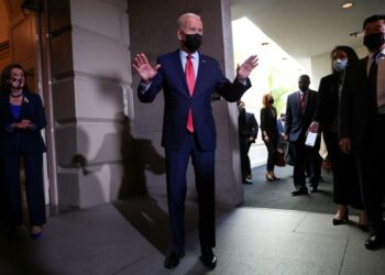 Biden says he’ll ‘work like hell’ to pass infrastructure, social spending bills