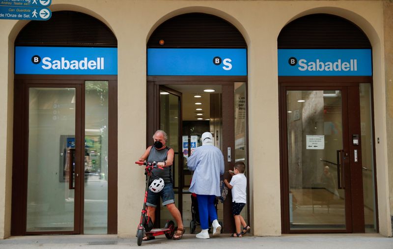 Spanish bank Sabadell to cut up to 1,605 jobs, union says