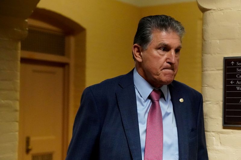 Schumer, Manchin in talks at Biden’s Delaware home on infrastructure -White House