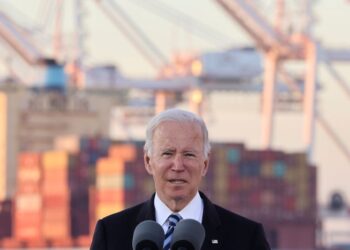Biden says CEOs tell him shelves will be full for holidays