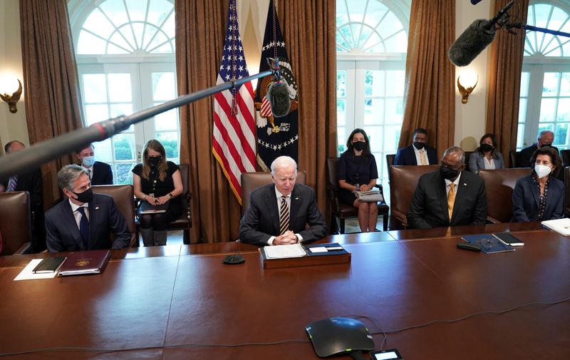 ‘Sheriff Joe’ Biden urges Cabinet to ensure fresh spending is used wisely