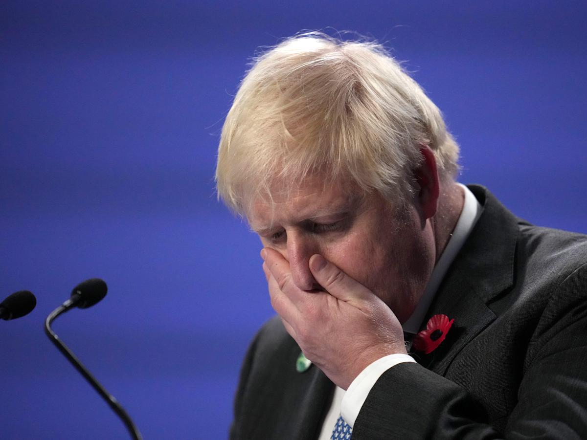 UK Prime Minister Boris Johnson facing calls to resign after a leaked video showed Downing Street staff joking about having a Christmas party while the country was under strict COVID rules