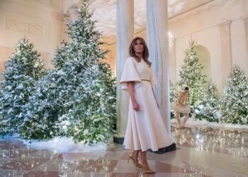 Donald Trump complained about Melania Trump’s White House Christmas decorations being panned