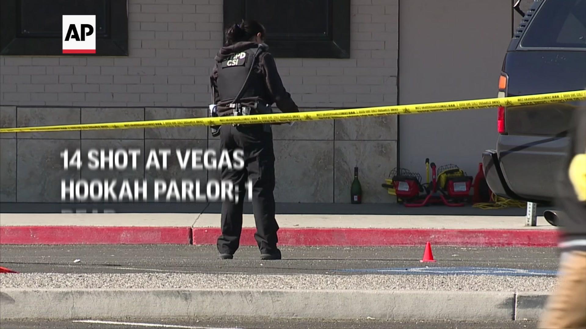 14 shot at Vegas hookah parlor; 1 dead