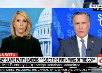 ‘Almost treasonous’: Romney condemns GOP voices backing Putin