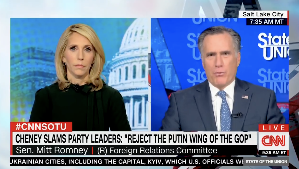 ‘Almost treasonous’: Romney condemns GOP voices backing Putin