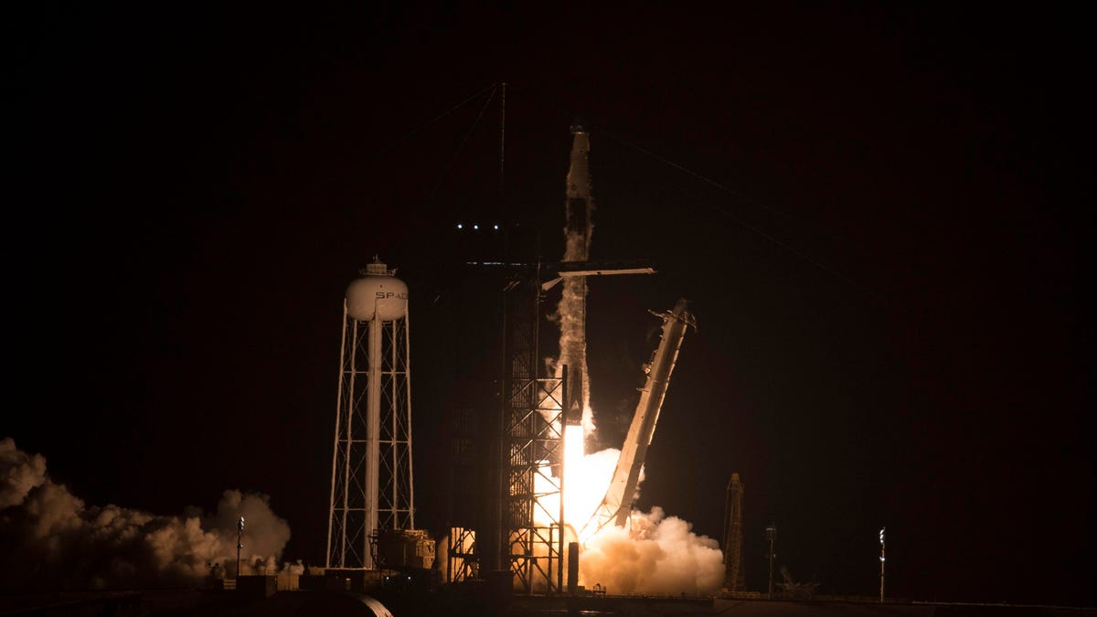 SpaceX Launches Four Astronauts To The International Space Station