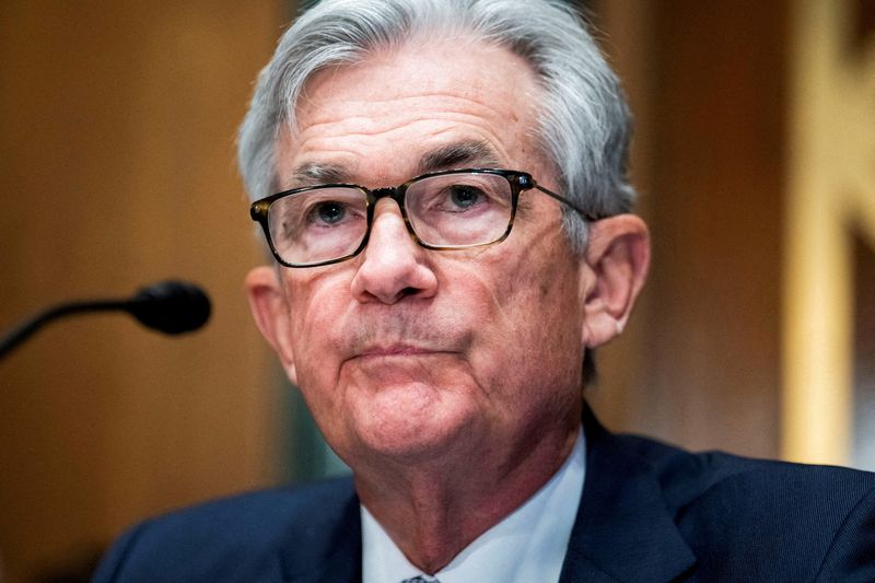 Powell says Fed to ‘keep pushing’ rates higher until clear inflation is falling