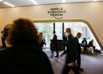 Economic outlook has ‘darkened’, business and government leaders warn in Davos