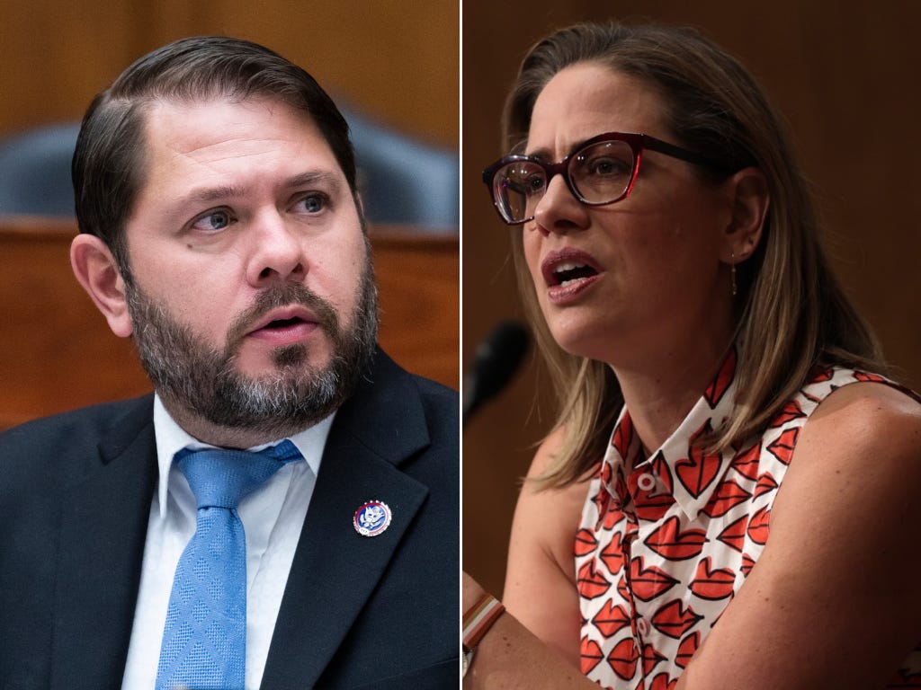 Arizona Democratic Senate candidate Ruben Gallego, who’s trying to unseat Sen. Kyrsten Sinema, says ‘nobody’ in the state ‘has really spoken to’ her she joined the upper chamber