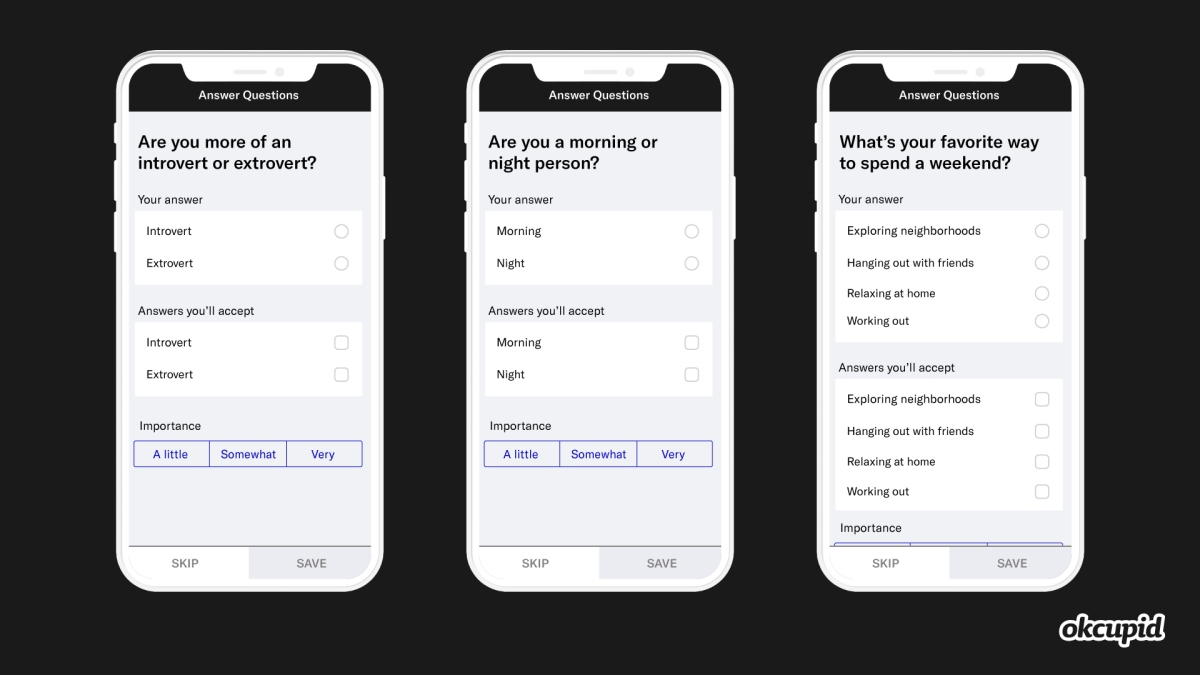 OkCupid is testing match questions generated by ChatGPT