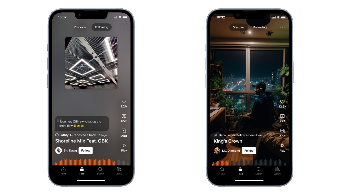 SoundCloud is testing a TikTok-like feed for music discovery