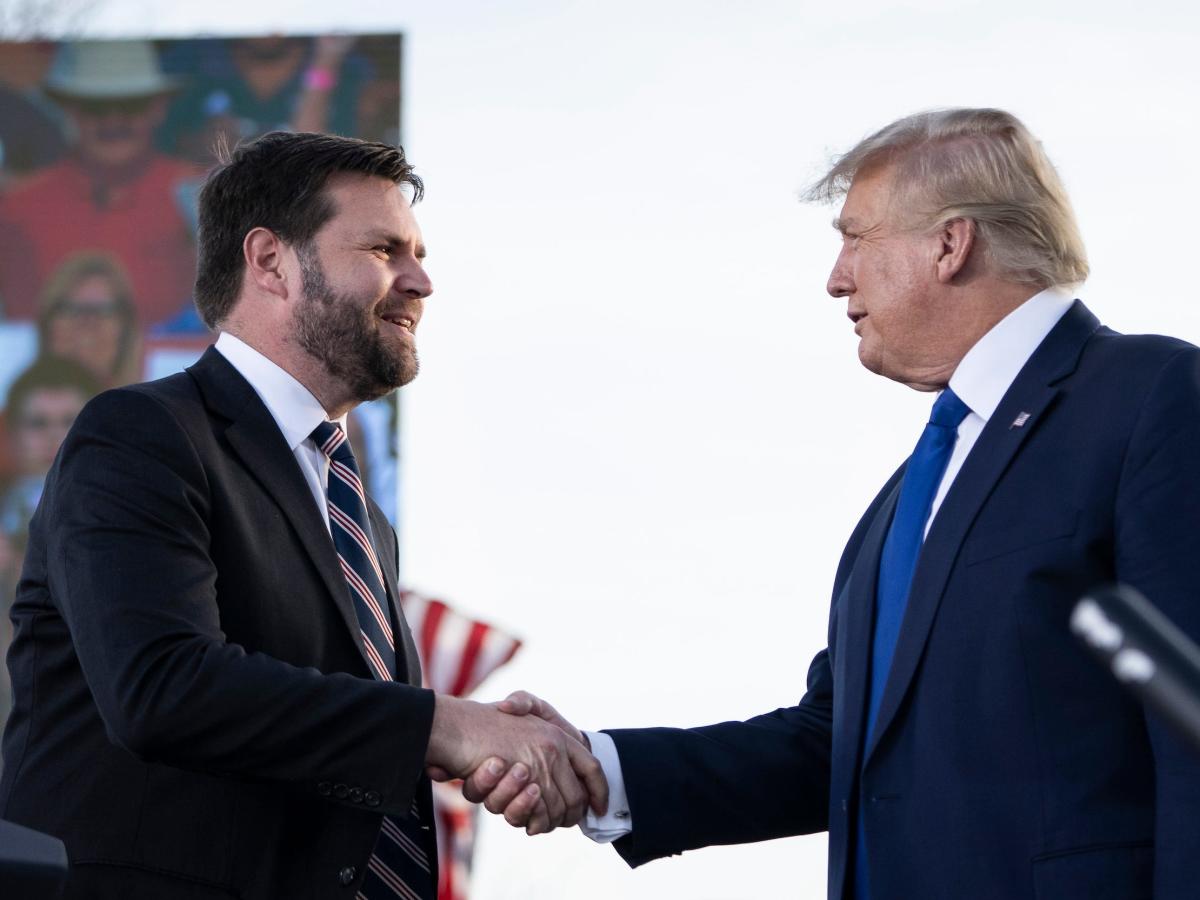 JD Vance defends Trump’s comments that Republicans should let the US default, saying the former president was giving ‘political advice’ and doing ‘fundamentally the right thing’