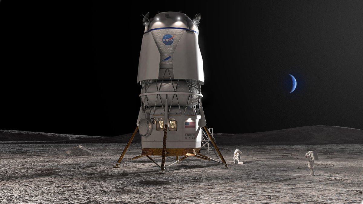 NASA picks Blue Origin-led team to build second human landing system on the moon, joining SpaceX