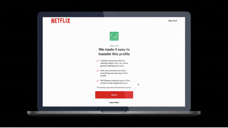 Netflix updates ‘Profile Transfer’ feature so users can switch to an existing account