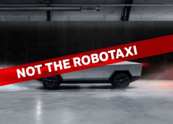 Tesla robotaxi concept looks like a two-seater Cybertruck