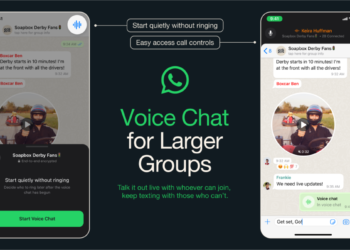 WhatsApp launches a new Discord-like voice chat feature for large groups