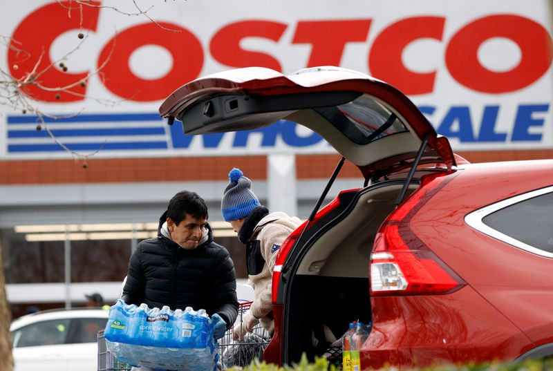 Costco tops quarterly sales estimates on steady grocery demand