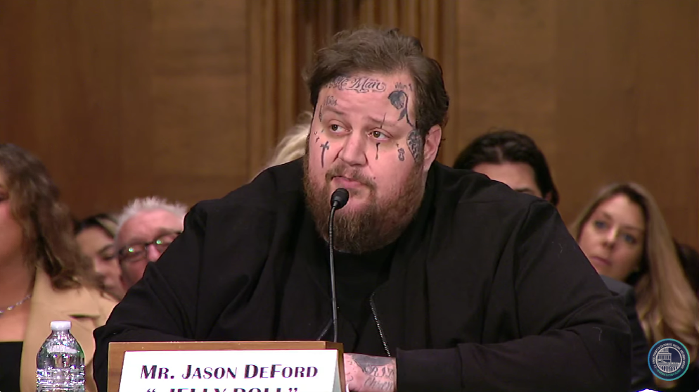 Jelly Roll, former drug dealer and current Grammy nominee, speaks against fentanyl to Senate