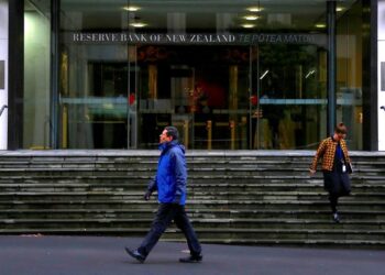 NZ central bank holds rates, tones down hawkish stance