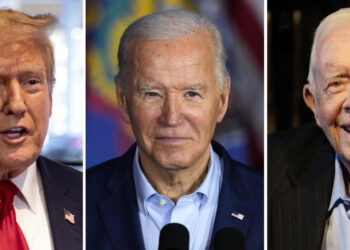 Donald Trump is running against Joe Biden. But he keeps bringing up another Democrat: Jimmy Carter