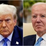 Dow tops 40,000, Biden trolls Trump in split-screen video