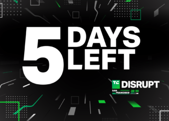 5 days left to get your early-bird Disrupt passes