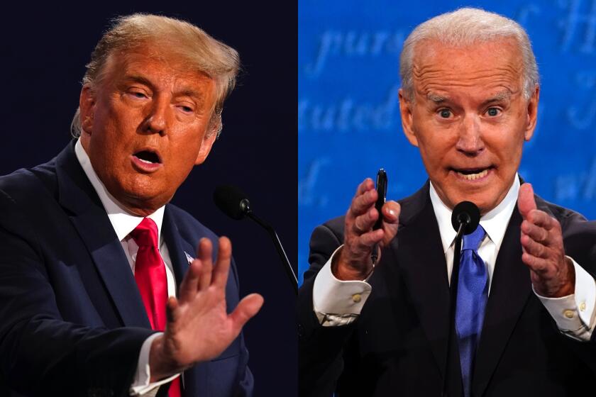 Letters to the Editor: We don’t need a Trump-Biden debate to know one of them is totally unfit for office