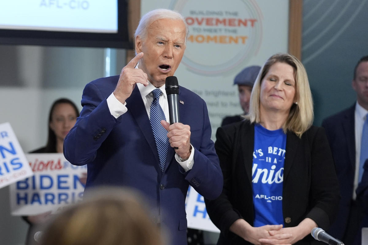 Biden’s union wall is showing strains as questions swirl about his candidacy