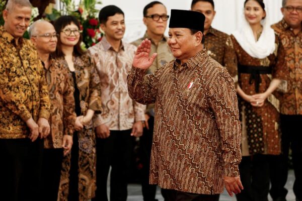 Indonesia’s Prabowo swears in cabinet of over 100 ministers, deputies