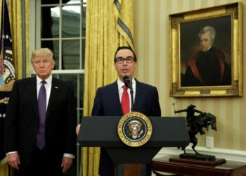 Mnuchin won’t rejoin Trump administration, but has advice on sanctions, debt