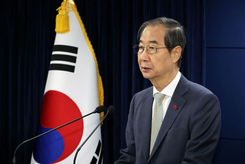 South Korea’s acting president moves to reassure allies, calm markets after Yoon impeachment