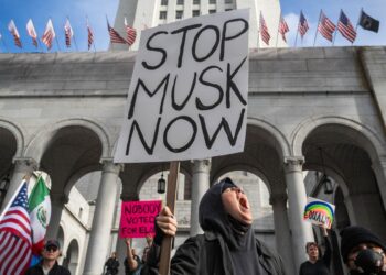 Tesla Faces Protests And Boycott Threats Over Musk’s MAGA-DOGE Role