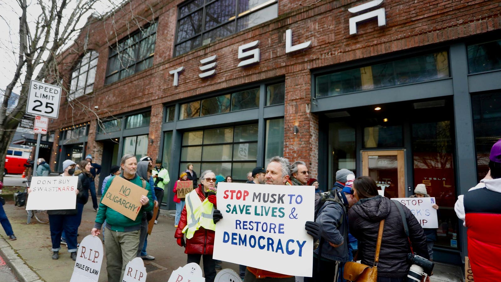 Department Of Justice Calls Tesla Vandalism ‘Wave Of Domestic Terrorism’