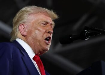 Trump struggles to explain weak economic data as he reaches 100-day mark