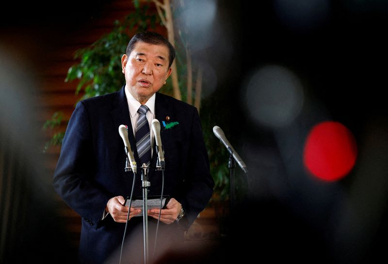 Japan’s Ishiba rules out tax cuts funded by debt issuance