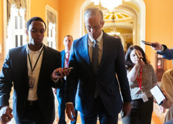 Senate Republicans search for support Trump’s big bill in overnight session