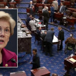 Sen. Elizabeth Warren falls on Senate floor as Republicans offer bipartisan assistance during Israel vote