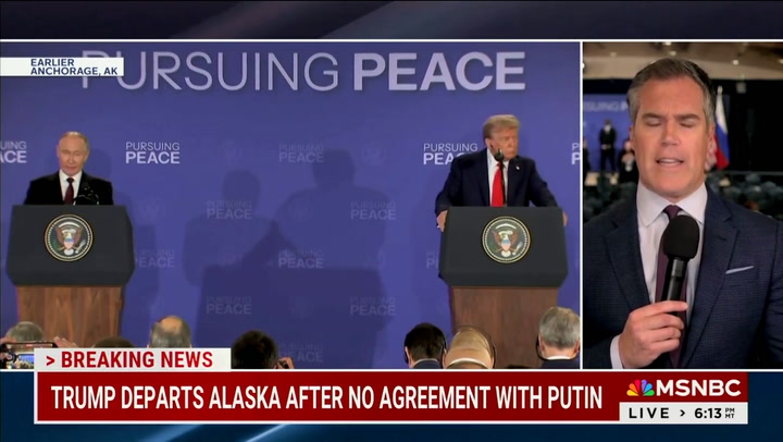 Peter Alexander said President Donald Trump’s aides’ “eyes were wide” when they left the meeting with Russian President Vladimir Putin.