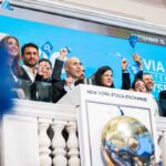 Via shrugs off tepid open to end first day of trading slightly above IPO price