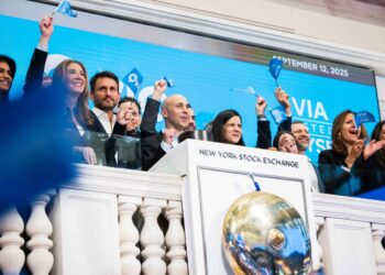 Via shrugs off tepid open to end first day of trading slightly above IPO price