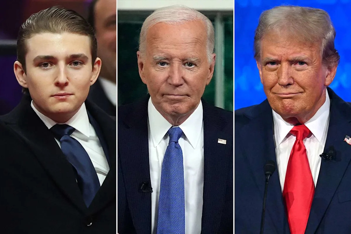 What Barron Trump Told Joe Biden Moments Before His Father’s Ruthless Inauguration Speech