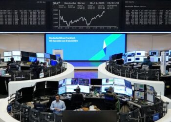 European shares clock monthly gains on Fed rate cut hopes